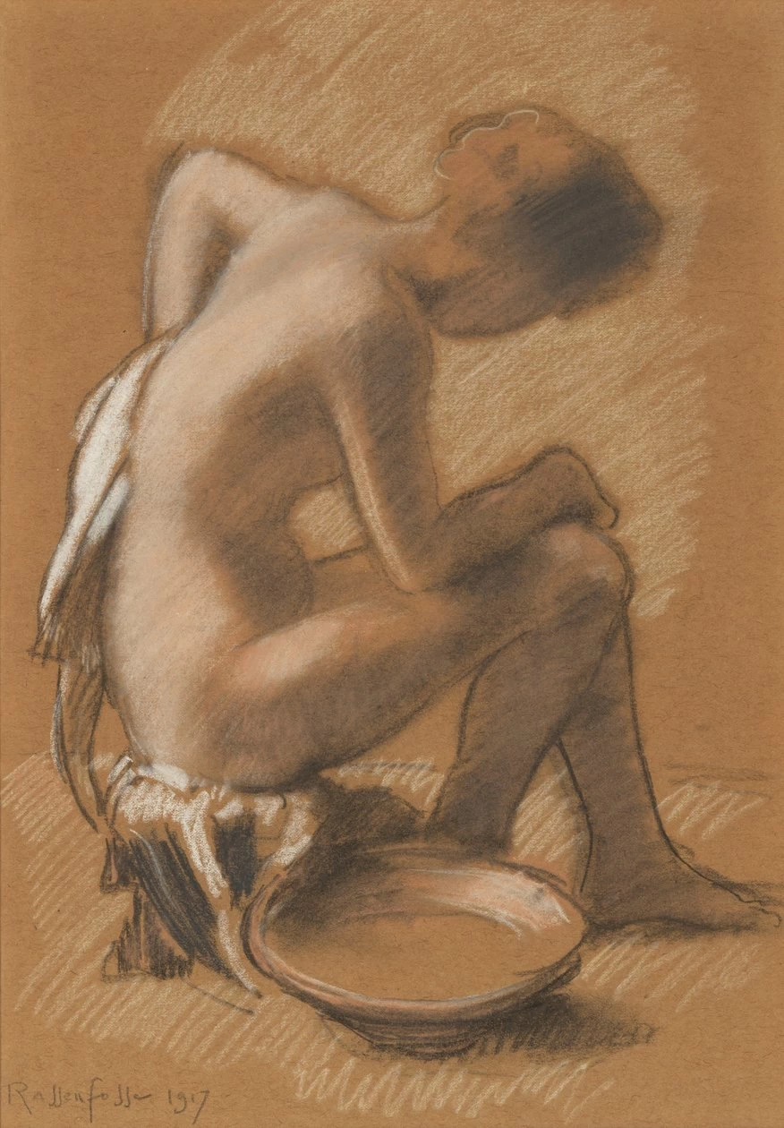 Donna alla sua toilette